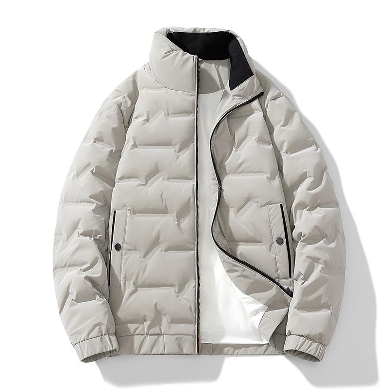 Down jacket men's winter new trend loose warm jacket green fashion versatile quality top