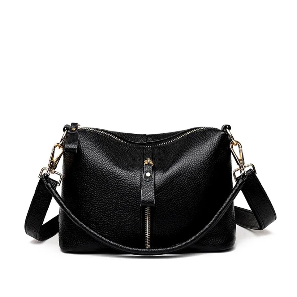 Borsa a Tote da Donna in Vera Pelle di Alta Qualità Lusso Morbida Pelle di Mucca Borse a Spalla Crossbody da Donna 2026 Fashi Borsa Messenger da Donna