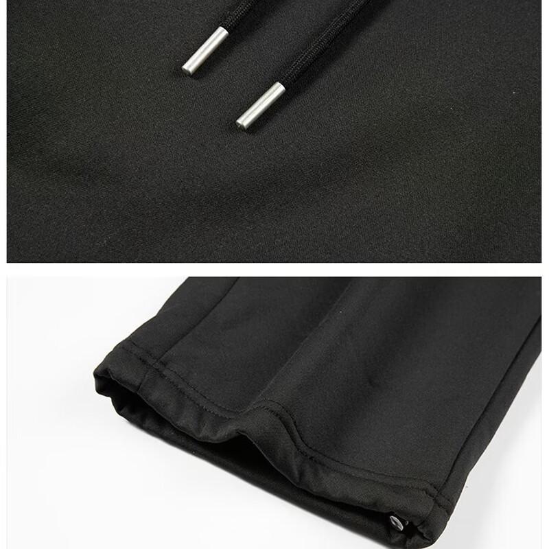 Jeanswest Herren Winter Fleece-gefütterte Weitbein-Jogginghose