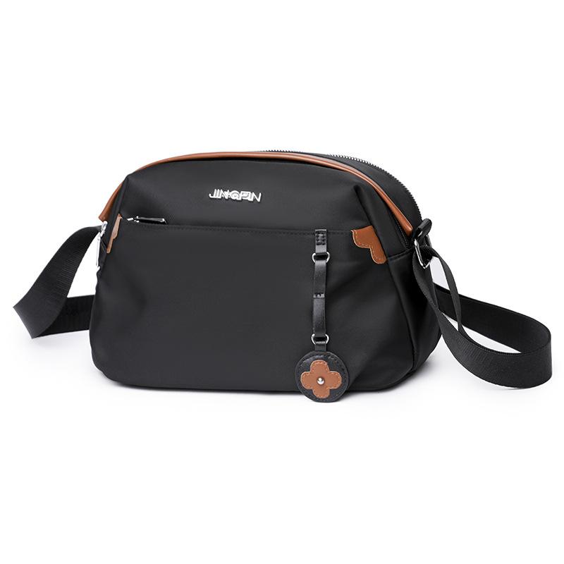 Nylon Oxford Cloth Shoulder Satchel New Women's Bag Large Capacity Casual Simple Messenger Bag Lightweight Small Square Bag