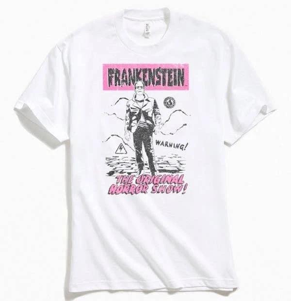Universal Monsters Old Franky The Original Horror Show 100% Cotton T-shirt Mens Tees Top New L
