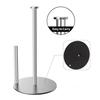 Non-Slip Paper Towel Stand Stainless Steel Kitchen Roll Dispenser Paper Towel Holder  Bathroom