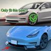 Car Front Bumper Lip Spoiler Splitter Diffuser For Tesla Model 3 2017 2018 2019 2020 2021 2022 2023 Bodykits Tuning Part ABS