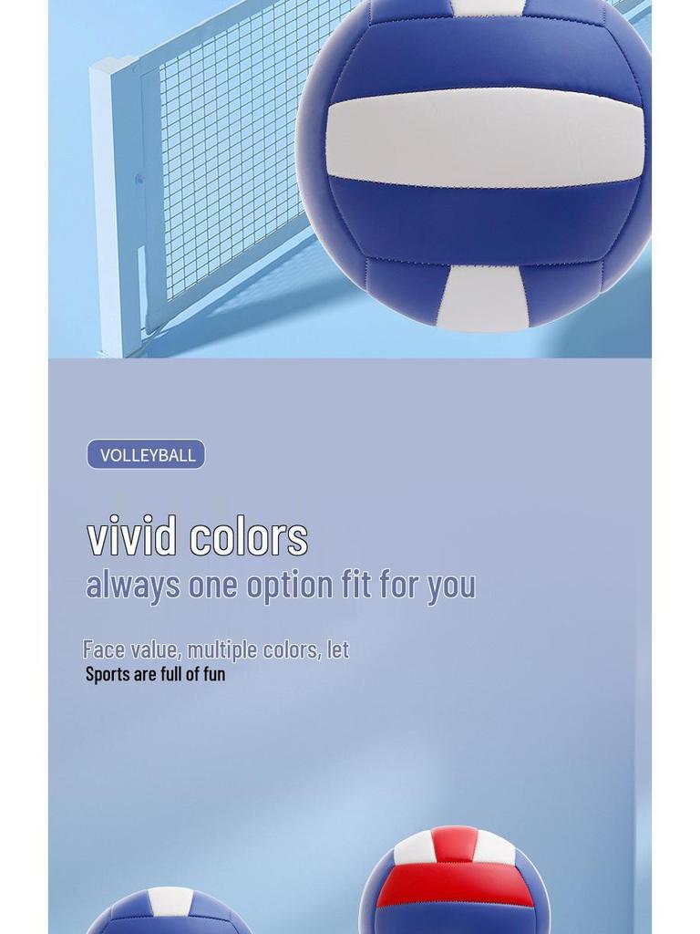 Standardowy Rozmiar 5 Piłka do Siatkówki dla Szkół Średnich i Podstawowych Trening Wewnętrzny/Zewnętrzny i Zawody