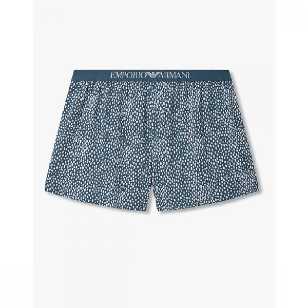 Emporio Armani Men S Allover Pattern Print Trunk 0816112094 M