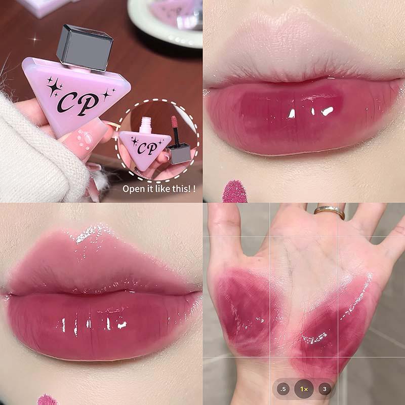 CAPPUVINI Rosa Tau Klarer Lipgloss: Feuchtigkeitsspendendes, aufpolsterndes und glanzförderndes Make-up.