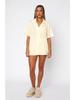 2026 Trendy Women's Personalized Print Casual Loose Shirt & Shorts Set