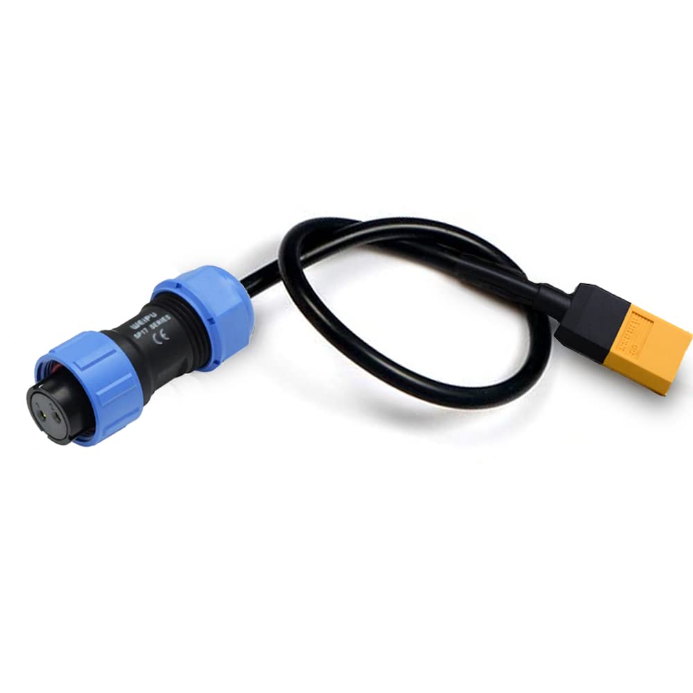 

AC200MAX AC200P Portable Power Supply 2-Pole Input Connector Aviation Plug, XT90 to Aviation Plug