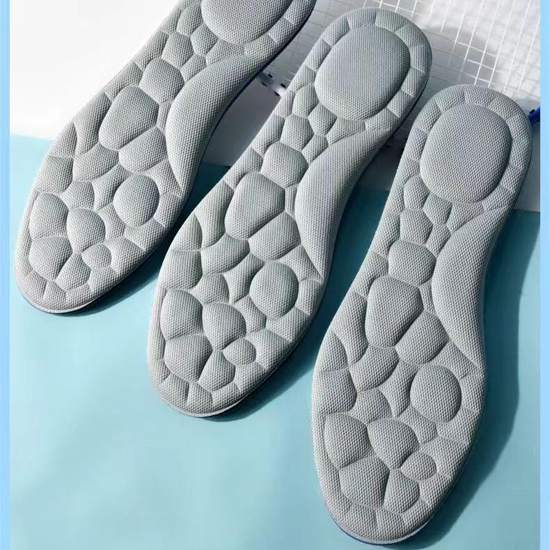 Military Training Shock-Absorbing Insoles: Soft, Elastic, Breathable, Odor-Resistant for Men & Women