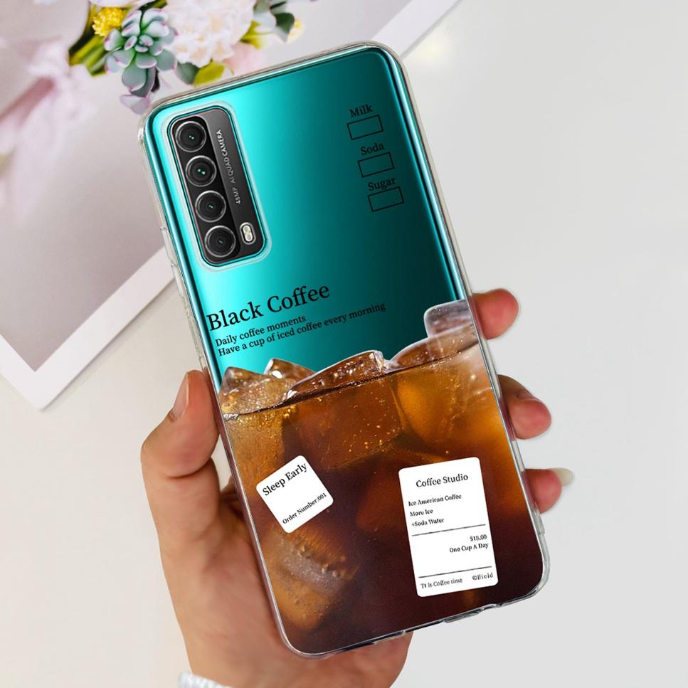 For Huawei P smart 2021 Case New Design Fashion Print Soft Silicone TPU Cover For Huawei P Smart 2021 PPA-LX1 Phone Case Fundas