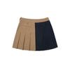 MARTINE GOLF Chiffon Pleats Skirt_Navy