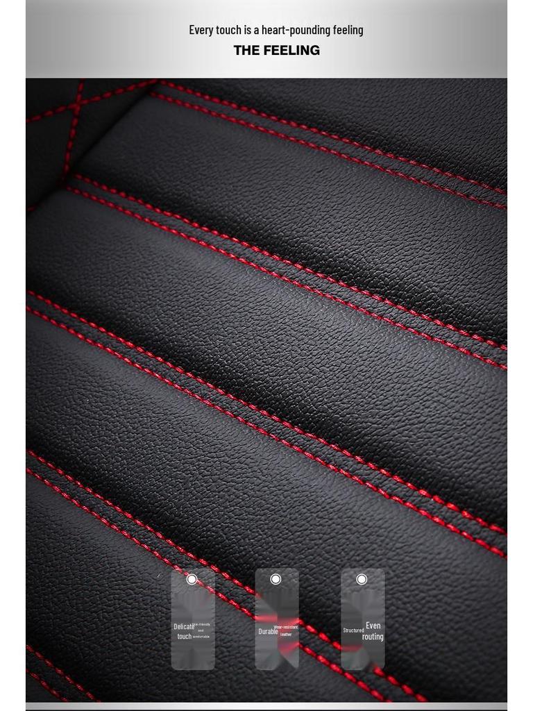 Universelles Diamantleder Autositzkissen: Atmungsaktiv, Vollständige Abdeckung für alle Jahreszeiten