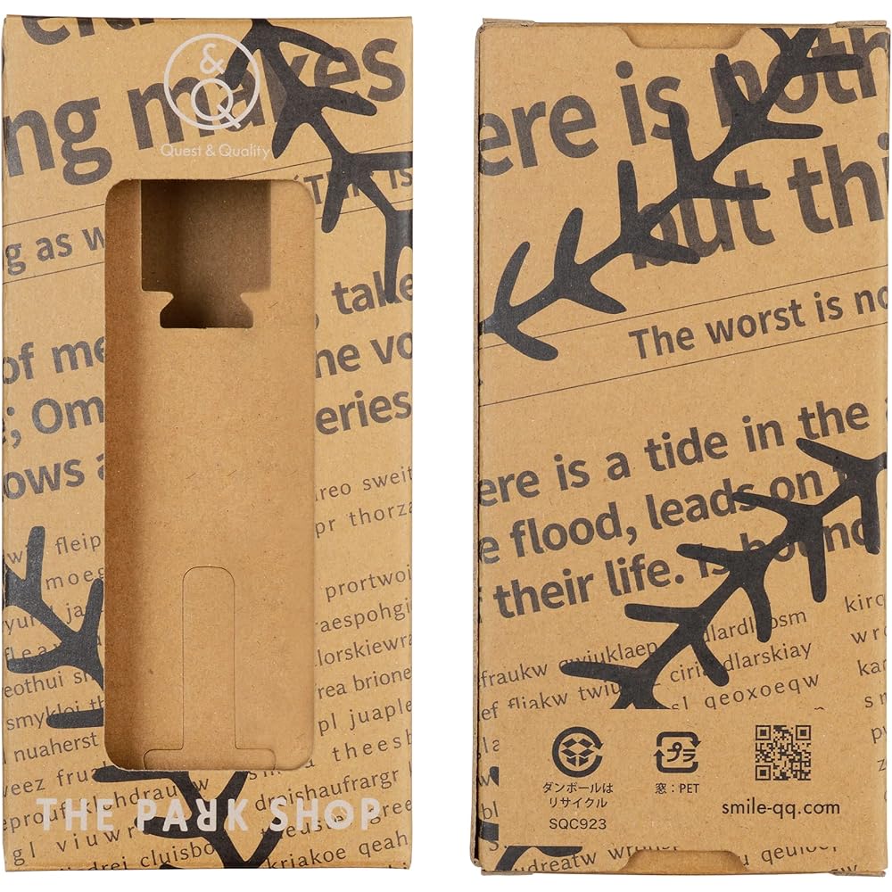 Q&Q SmileSolar The Park Shop Collaboration Analog Solar Watch Waterproof Clear with Urethane Strap