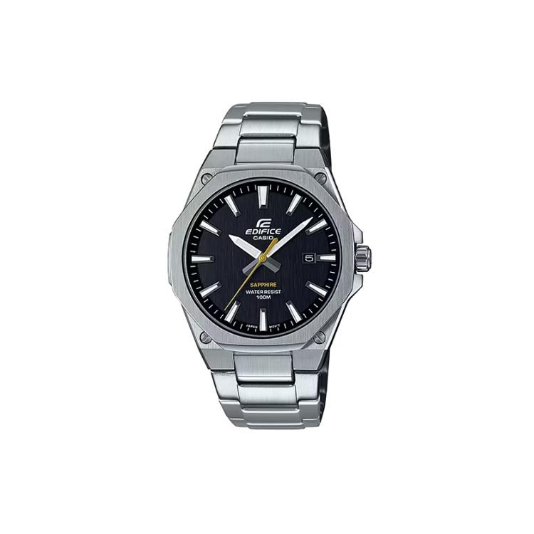 CASIO Unisex EDIFICE Black Watch EFR-S108D-1AV EFR-S108D-1AV Black Dial