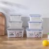 Plastic Refrigerator Organizer and Drainer Set