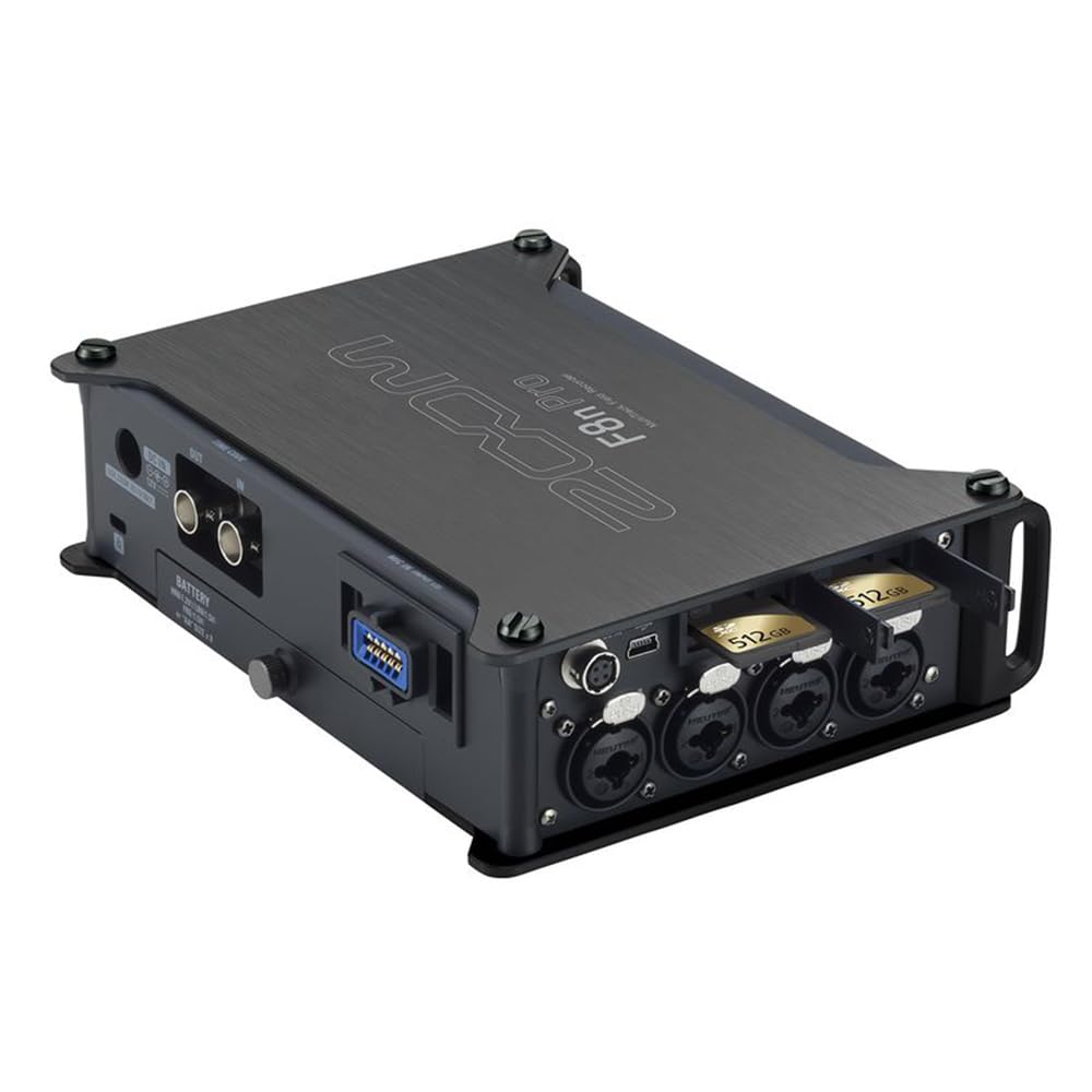 Zoom F8nPro Field Recorder with Dual AD Converters and 32-bit Float Recording