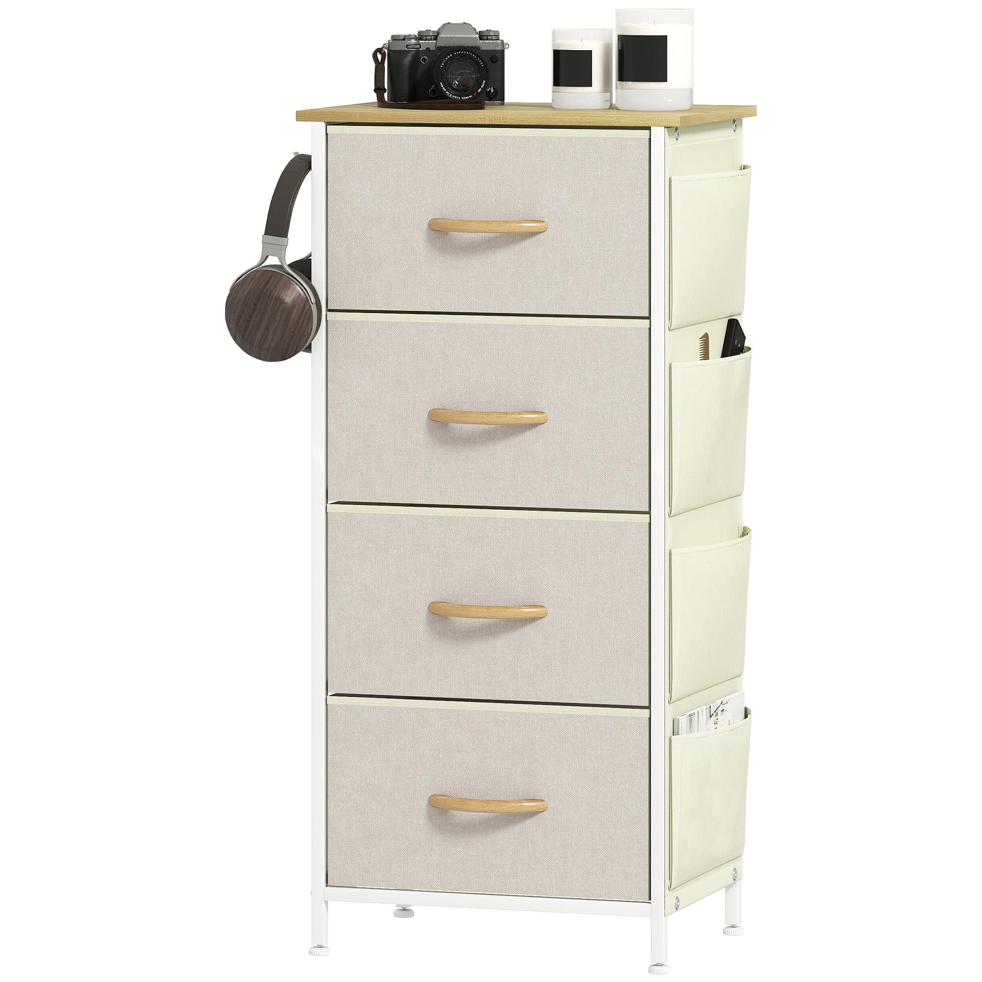 Chest of Four Fabric Drawers -