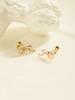 Minimalpiercing 14K Tail Ribbon Piercing Earrings