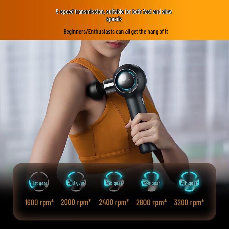 Philips Mini Percussion Massage Gun for Muscle Recovery