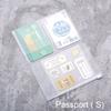 Fromthenon PVC Travelers Notebook Reißverschlusstasche Aufbewahrungstasche Kartenhalter Tagebuchzubehör Planer Zubehör Niedliche Schreibwaren