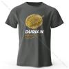 Funny Durian Graphic Tee - Quirky & Playful Design for Casual Everyday Wear, Lightweight Breathable Cotton