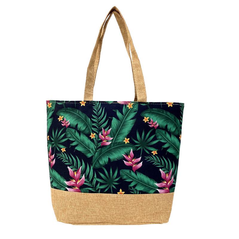 Women's Southeast Asian Literary Canvas Shoulder Bag