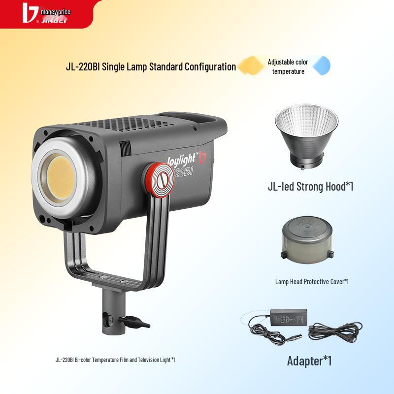 Jinbei EF220 Upgrade: JL220 220W LED Studio Light for Photography & Broadcast