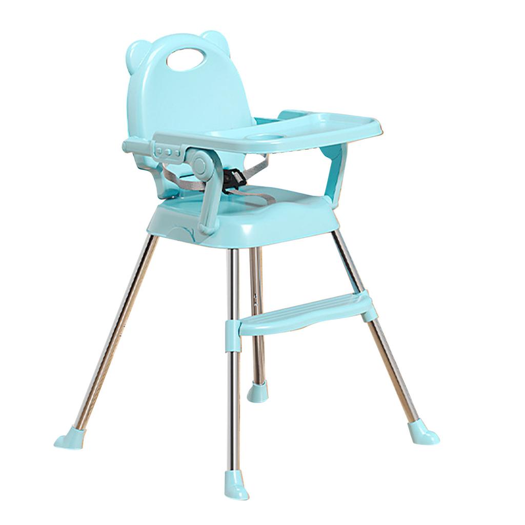 Scaun înalt pentru bebeluși, scaun portabil simplu, pliabil, roz