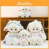 Sheep Plush Toy With Dress And Bow Decoration For Children