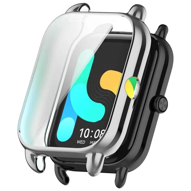 

Покриття TPU чохол для Haylou RS4 /RS4 Plus Смарт-годинник ремінь повний бампер чохол силіконові аксесуари RS 4 рамка захисна плівка екрану For Haylou RS4 Plus