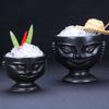 Schwarze Totem-Tasse Tiki-Cocktailglas Retro Amerikanisches Hawaii Restaurant Bar Keramik Trinkbecher Persönlichkeit Keramik Weinbecher
