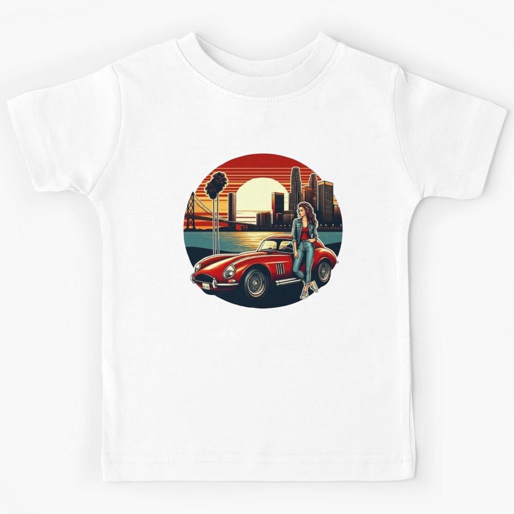 Retro Glamour: Charm and Audacity of Pin-Ups” Kids T-Shirt 110