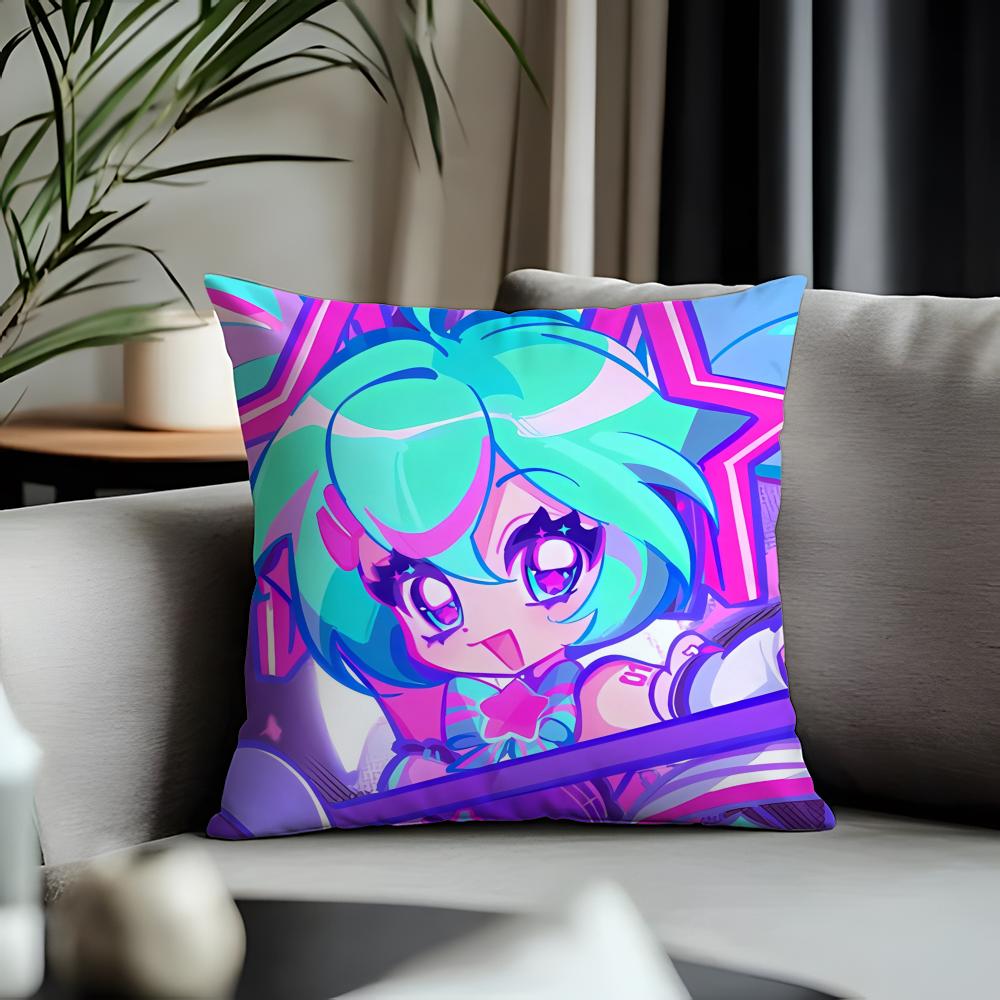 Trending MMmuse Dashead Cushion Cover Antidustmite Pillowcase Invisible Zipper Silky Short Plush Sofa Cushion Cover