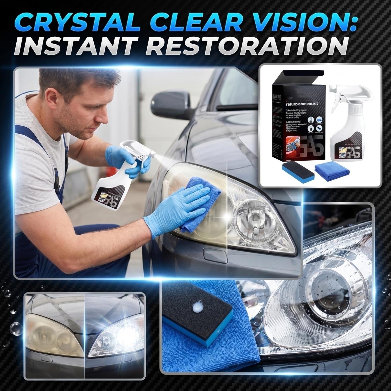 

Car Headlight Refurbishment And Fluid (headlight Refurbishment 180ML Set) One Size чорний