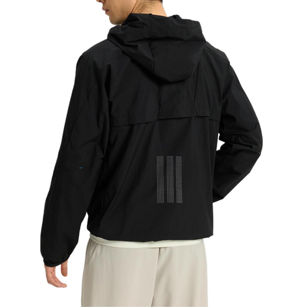 adidas Jackets Men's Black Hooded Non Detachable Thin Other KR2511