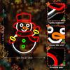 Christmas Neon Snowman Sign Snowman Neon Christmas Sign Dimmable Christmas Led Sign for Party Decor Presents