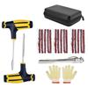 ETUCYNG 7 pièces Kit de réparation de crevaison pour voiture et moto Outil de réparation de crevaison pour pneu plat de SUV