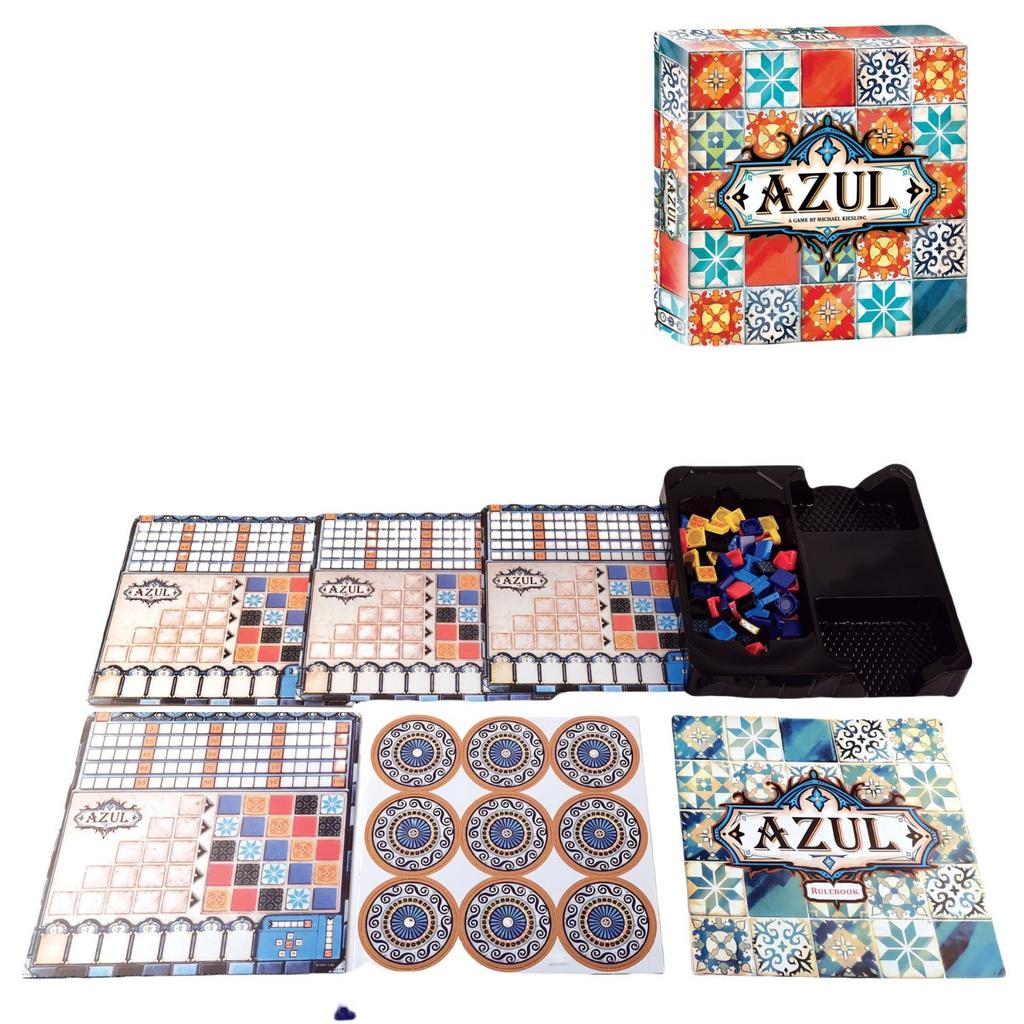 Azul Board Game Award-Winning Tile-Placement Strategy Games Beautiful Mosaic Art Family Fun