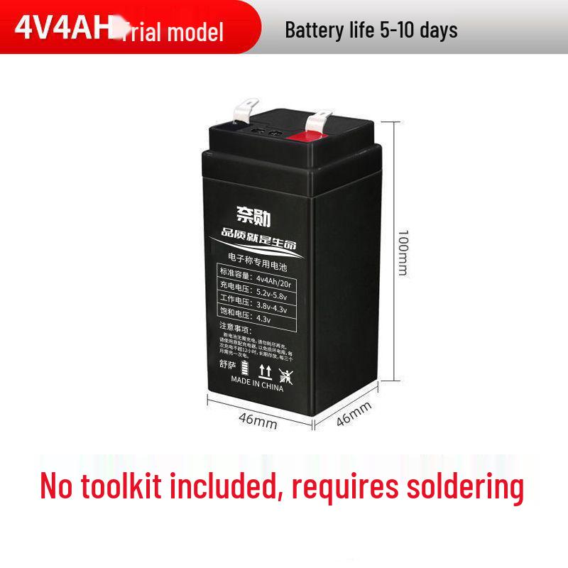 Maintenance-Free 4V4AH Lithium Lead-Acid Battery for Electronic Platform Weighing Scales