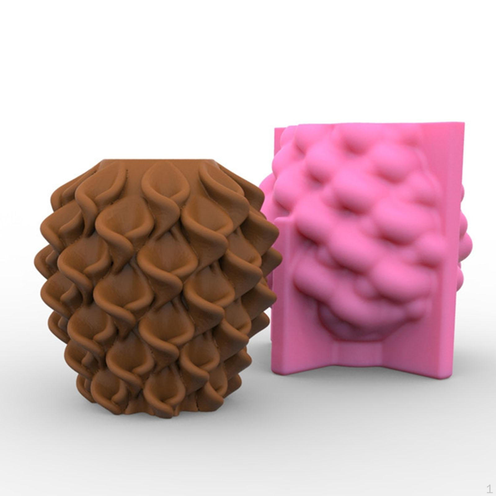 3D Silicone Candle Making Model, Epoxy Casting, Crafts Figurine Gift Handmade DIY Home Decoration 9cmx9cmx9cm