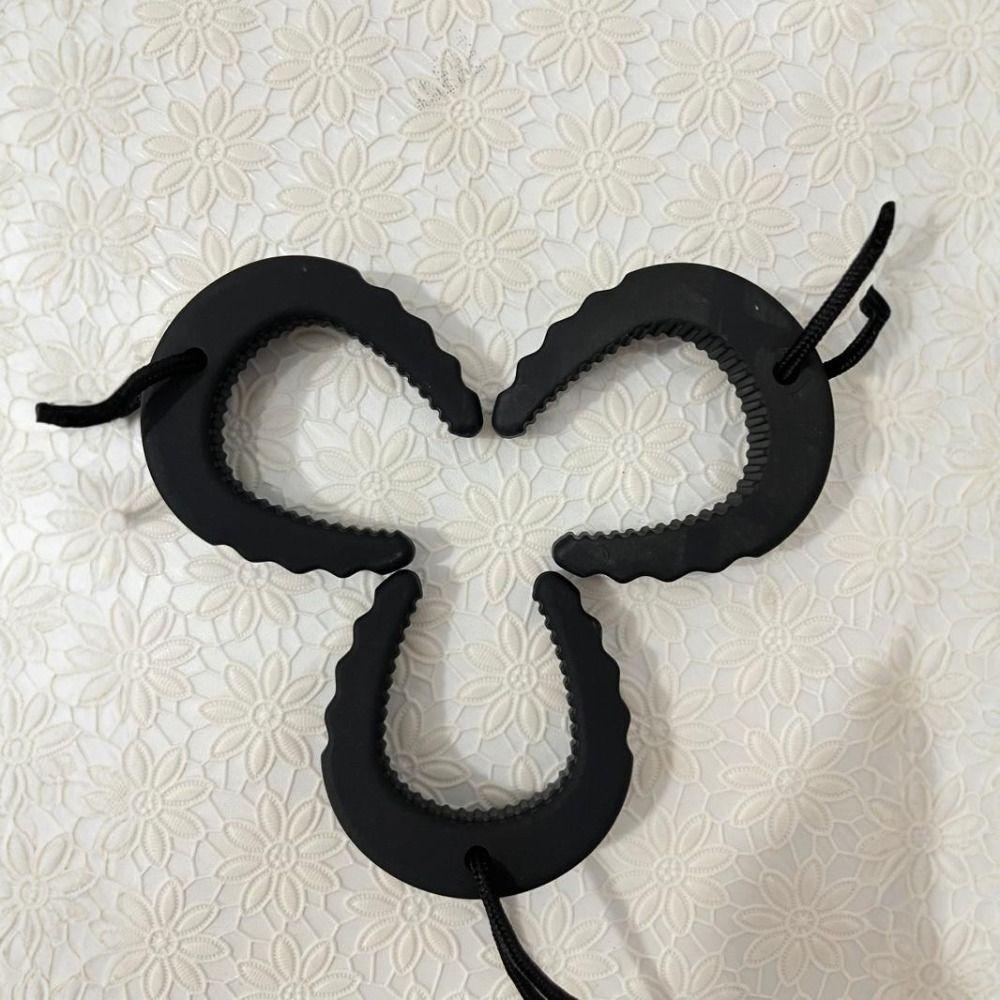 2Pcs Anti-collision C-Shaped Door Stopper Silent Finger Protector Door Block Safety with Rope Baby Safety Protector Bedroom
