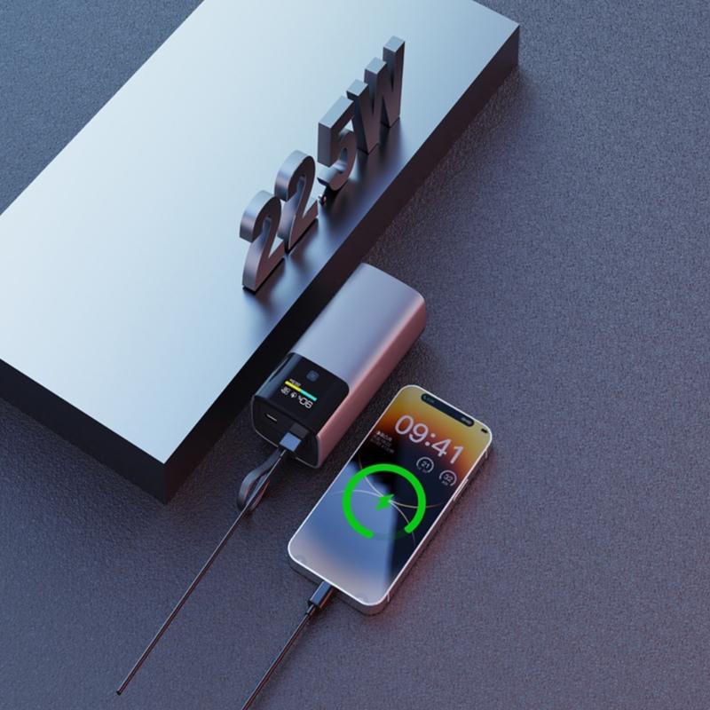 ABS Power Battery Assembly Kit Battery Holder Case PD20W Quick Charging Support for Electronics Easy To Build
