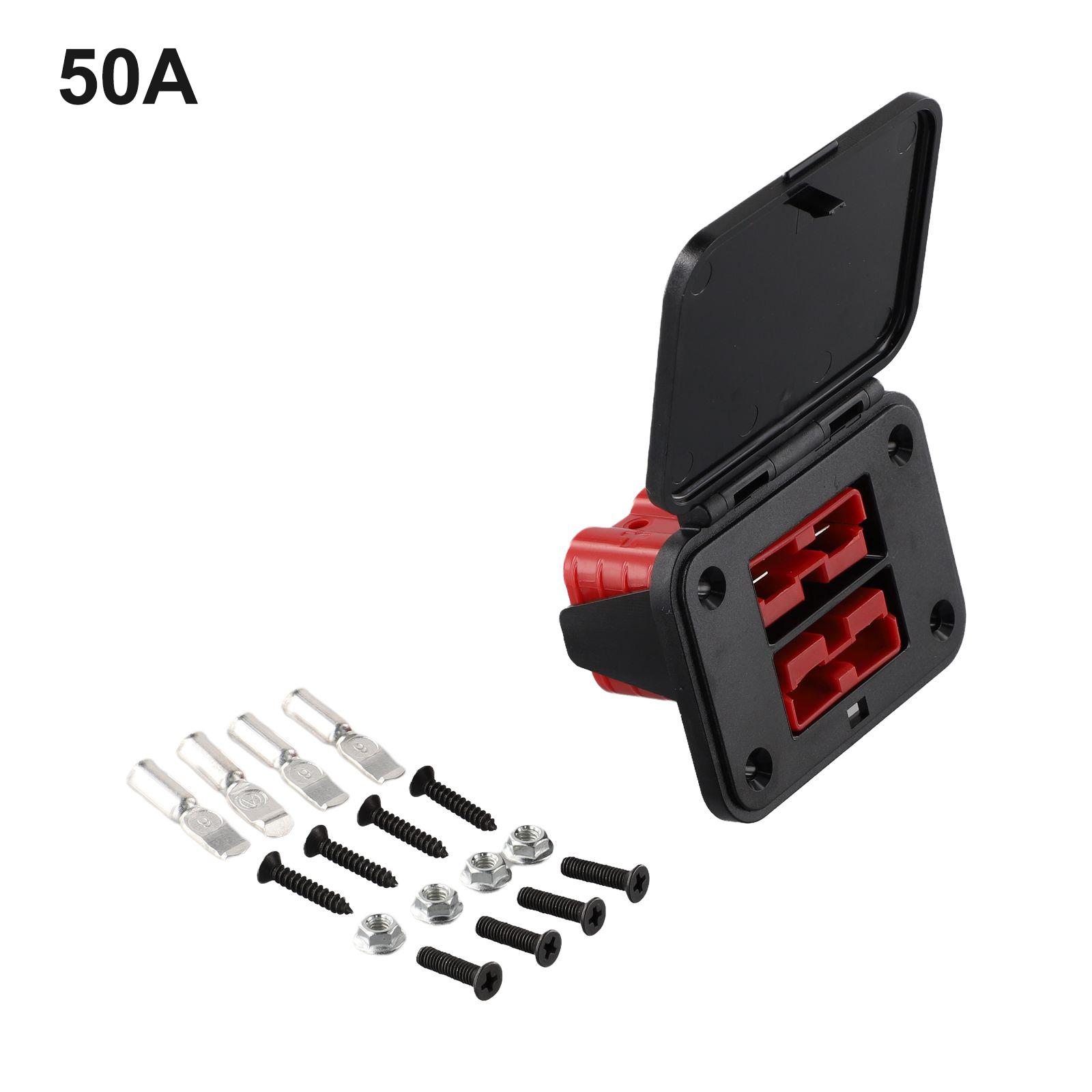 

1 Set Twin Dual Flush Mount Bracket For Electric Vehicles Power Distribution For Anderson Connector Flush Mounts червоний