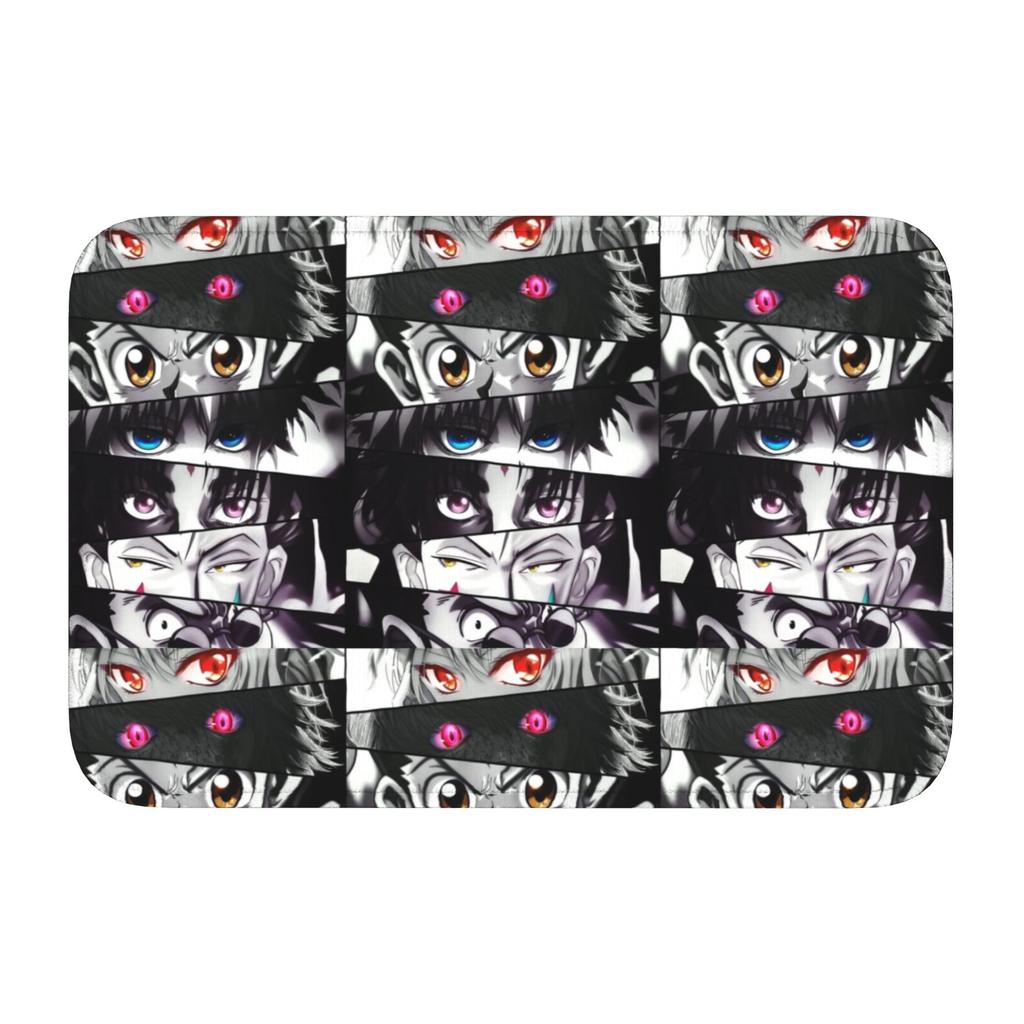 HXH Anime Doormat Anti-Slip Bath Kitchen Welcome Mat Toilet Door Floor Entrance Carpet Rug Footpad