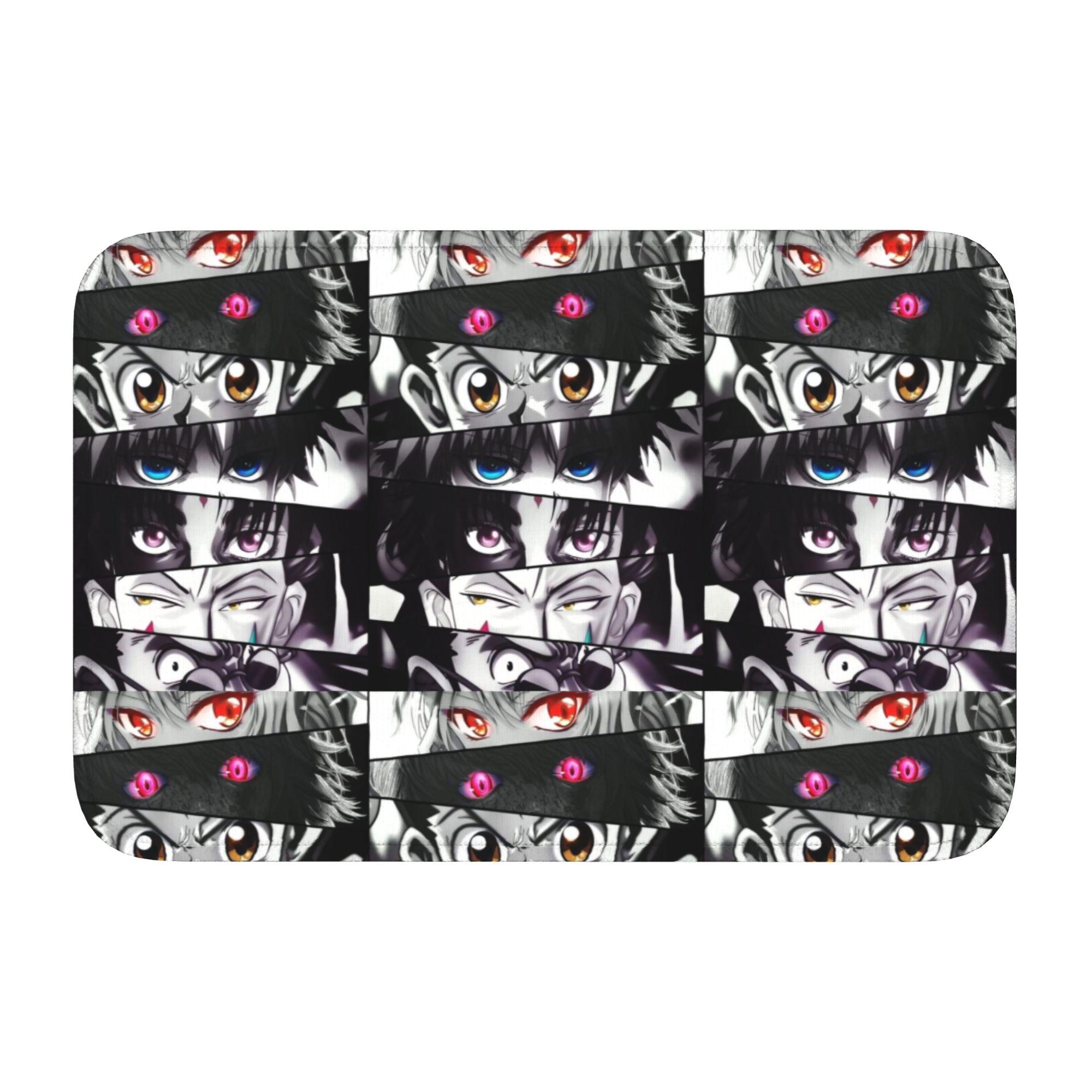

HXH Anime Doormat Non-Slip Bath Kitchen Welcome Mat Living Room Door Floor Entrance Carpet Rug Footpad 60cm x 90cm