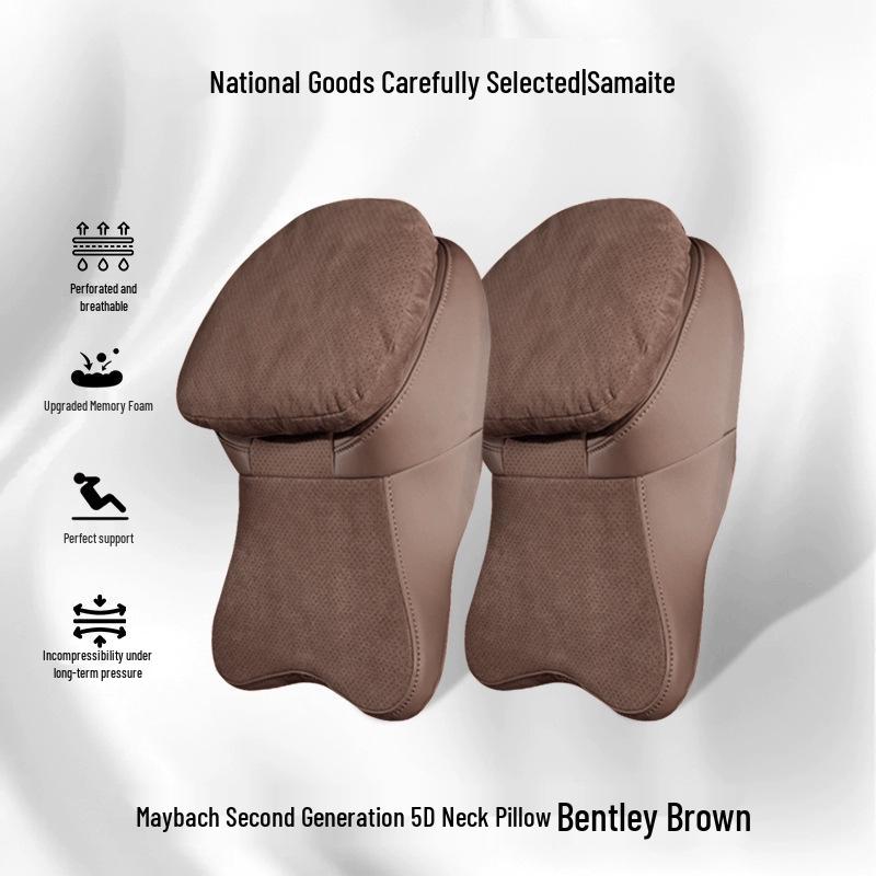 Maybach Second-Gen Car Headrest & Lumbar Pillow for Tesla & Xiaomi
