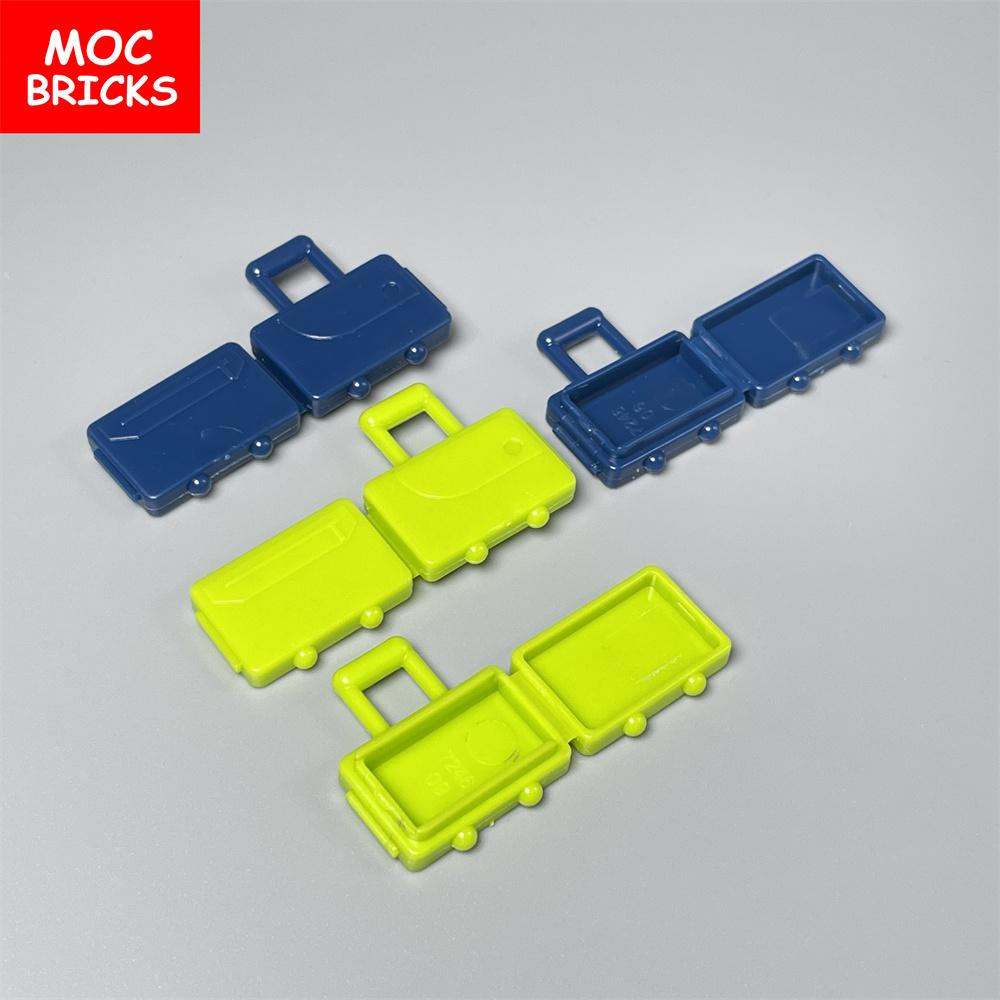 10pcs/lot MOC Blocks Utensil Suitcase featuring Long Handle 37178 Traveling Case Construction Bricks Accessories Children's Playthings Gifts