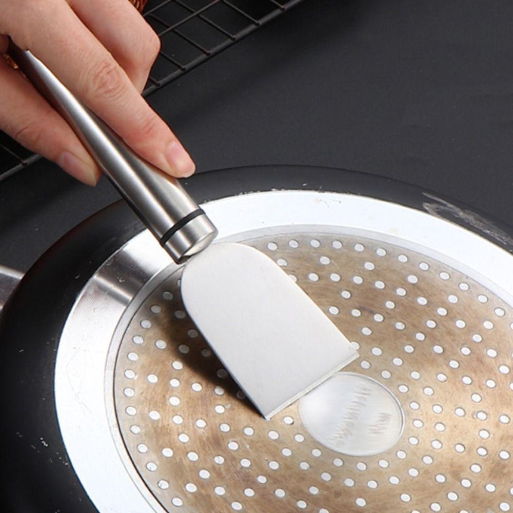 High Hardness Defrosting Shovel 304 Stainless Steel Rust Removal Shovel Freezer Ice Scraper Pot