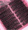 544 Cluster D Curl Individual Lash Set: DIY Dense, Curled, Segmented Eyelashes