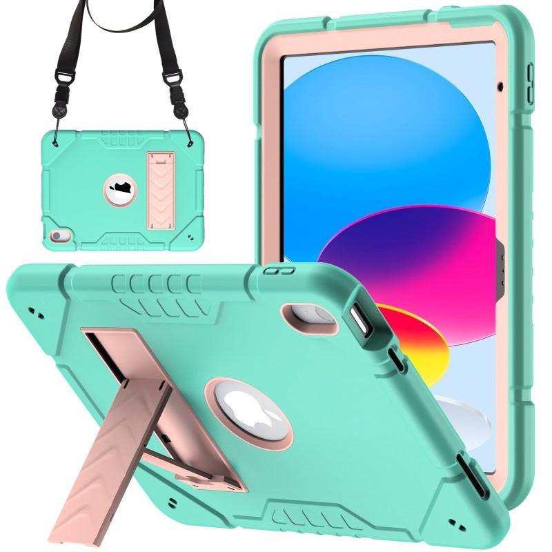 Shockproof Silicone Case With Stand 10.9-inch IPad 10th 11th Gen A16 Tablet Multi-Color Options